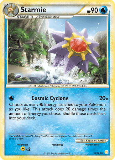 Starmie - HeartGold & SoulSilver 53