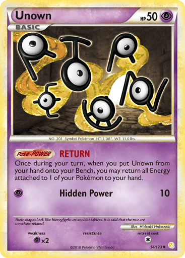 Unown - HeartGold & SoulSilver 54
