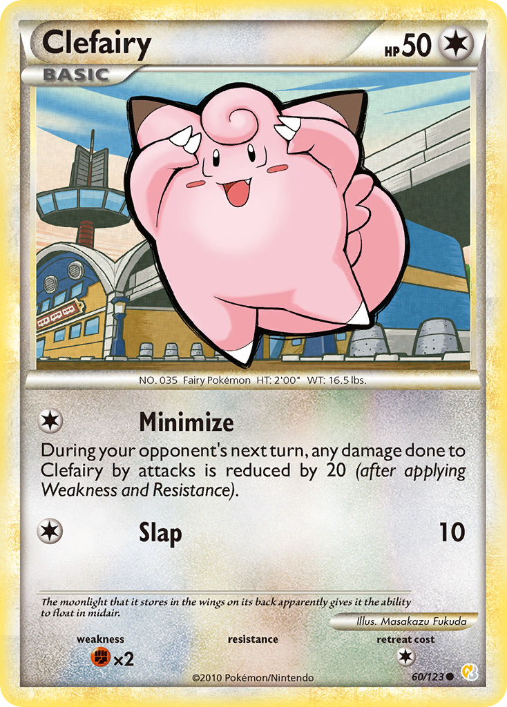 Clefairy – HeartGold & SoulSilver 60/123 Pokémon card