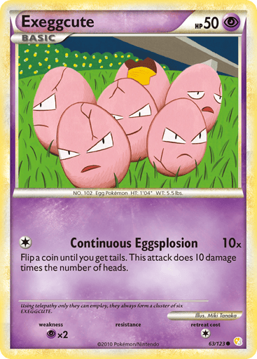 Exeggcute - HeartGold & SoulSilver 63