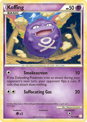 Koffing - HeartGold & SoulSilver 70