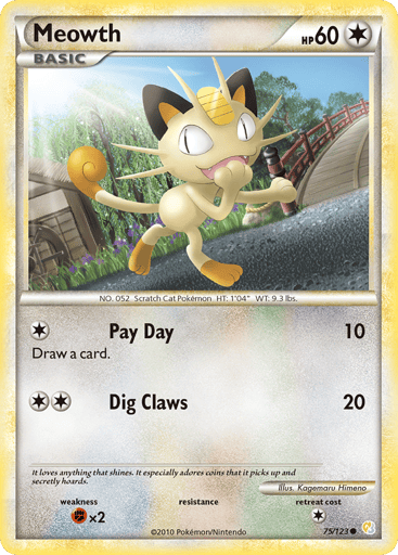 Meowth - HeartGold & SoulSilver 75