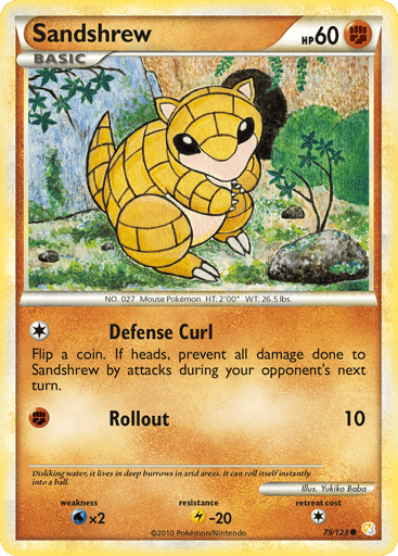Sandshrew - HeartGold & SoulSilver 79