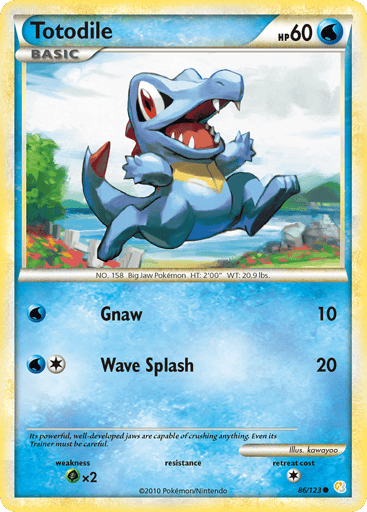 Totodile - HeartGold & SoulSilver 86