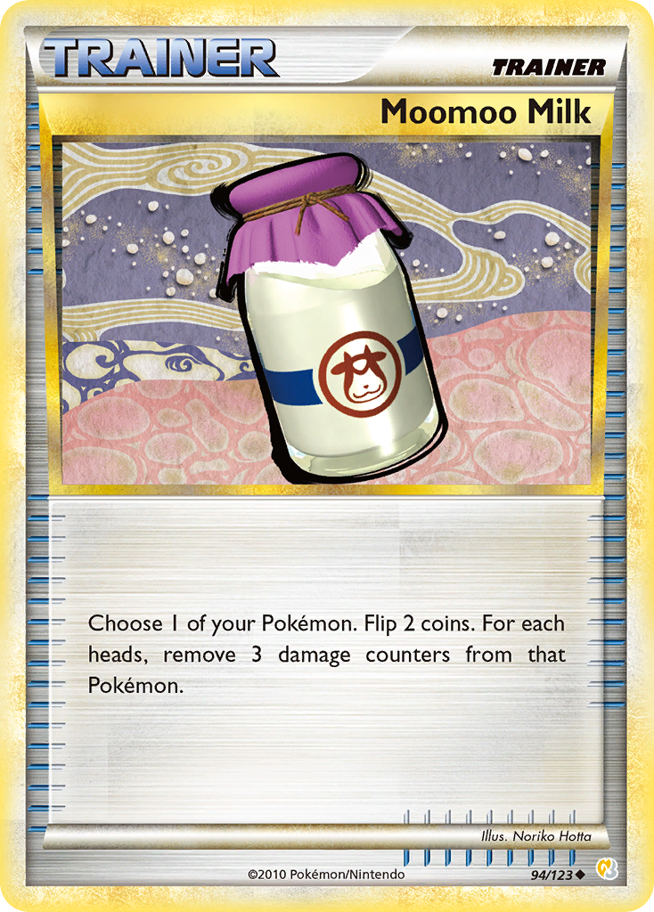 Moomoo Milk – HeartGold & SoulSilver 94/123 Pokémon card