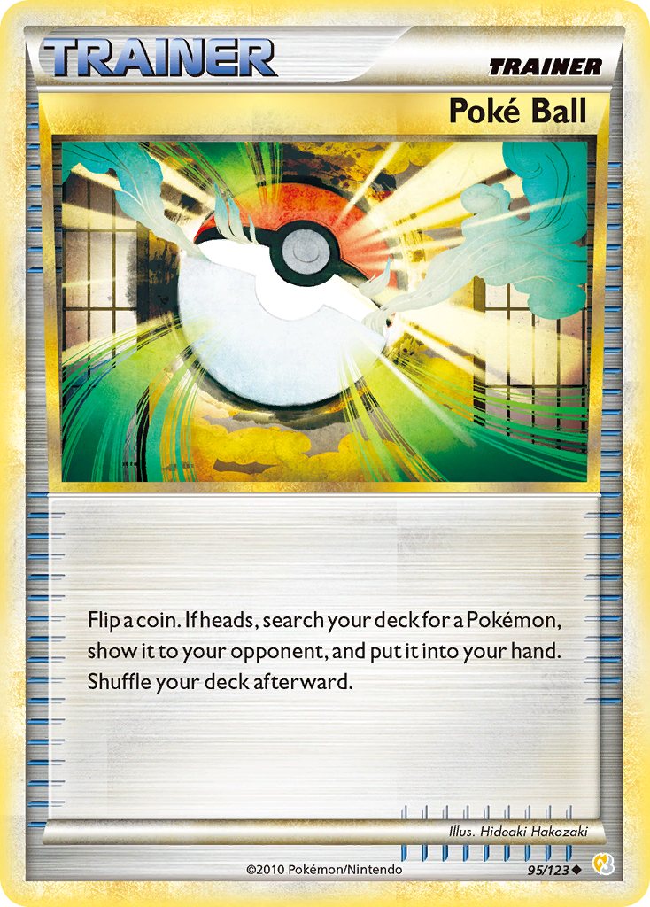 Poké Ball – HeartGold & SoulSilver 95/123 Pokémon card
