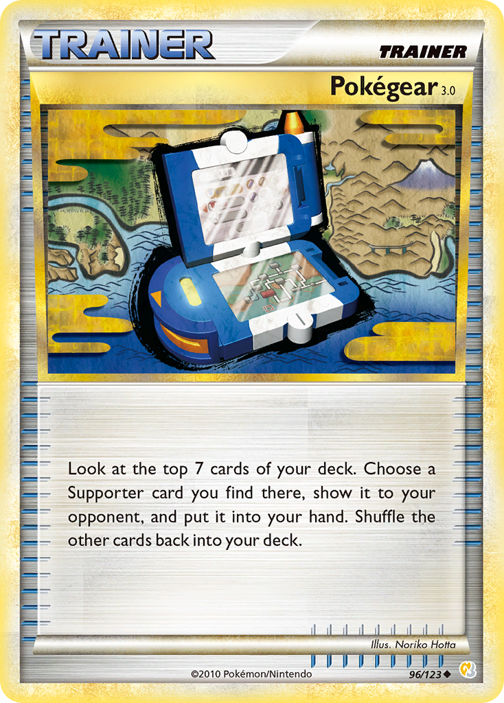 Pokégear 3.0 – HeartGold & SoulSilver 96/123 Pokémon card