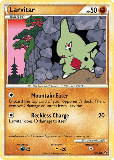 Larvitar - HS—Unleashed 50