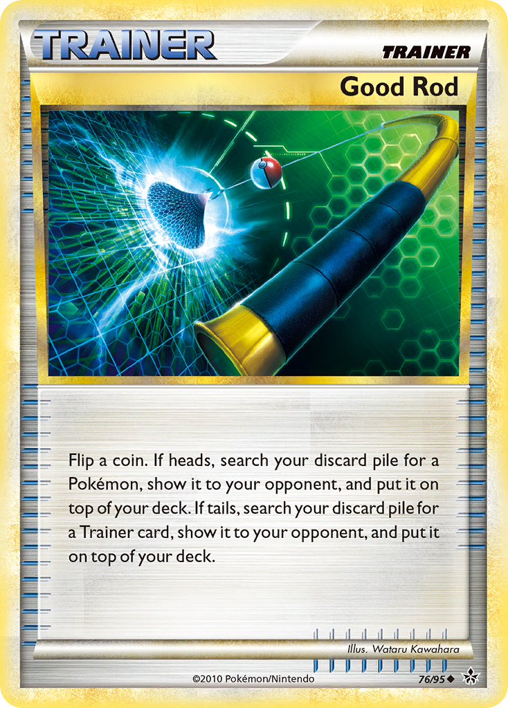 Good Rod – HS—Unleashed 76/95 Pokémon card