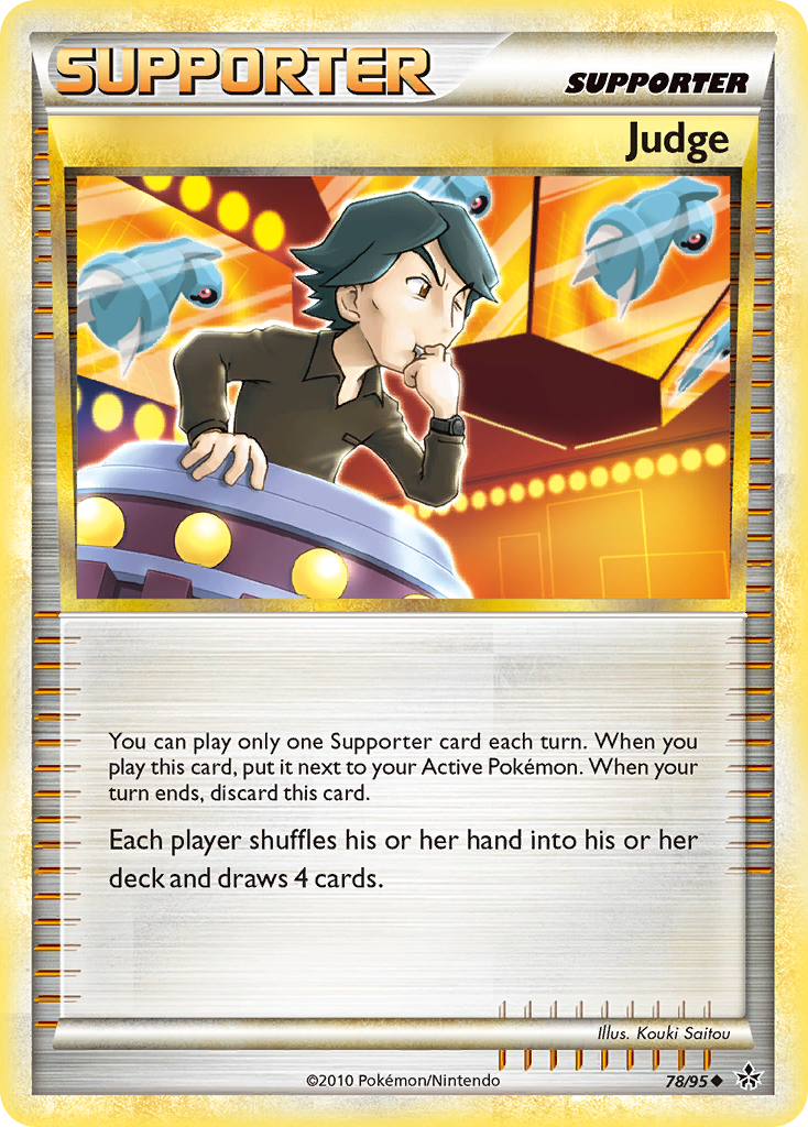 Judge – HS—Unleashed 78/95 Pokémon card