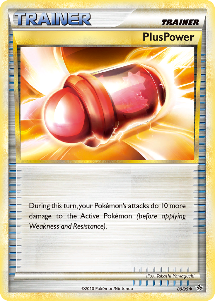 PlusPower – HS—Unleashed 80/95 Pokémon card
