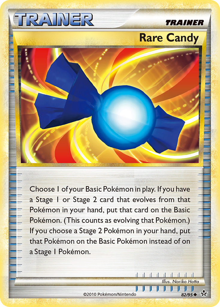 Rare Candy – HS—Unleashed 82/95 Pokémon card