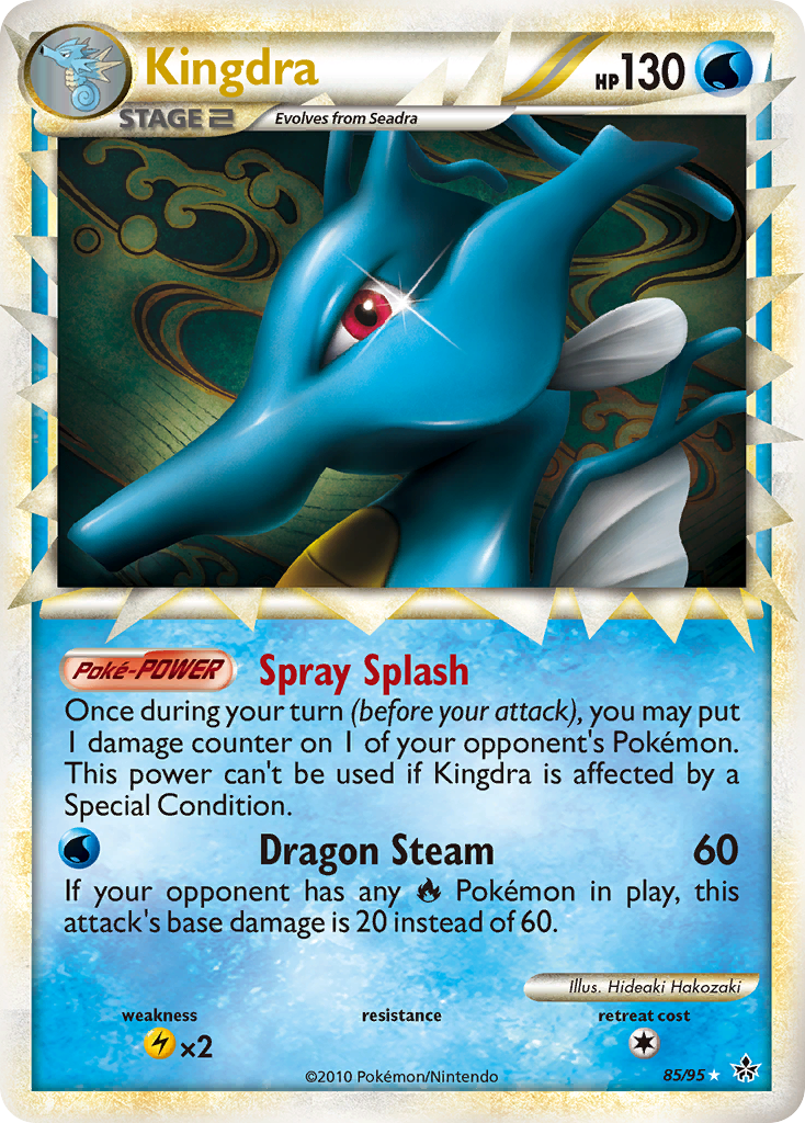Kingdra – HS—Unleashed 85/95 Pokémon card