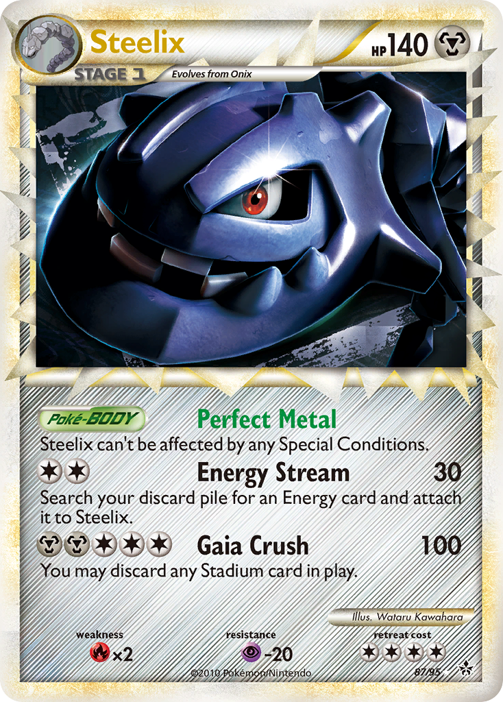 Steelix – HS—Unleashed 87/95 Pokémon card