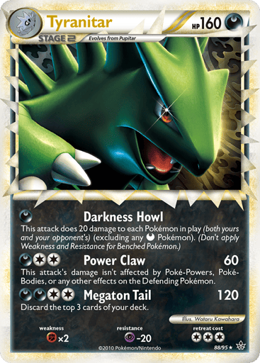 Tyranitar - HS—Unleashed 88