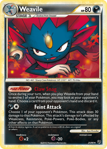 Weavile - HS—Undaunted 25