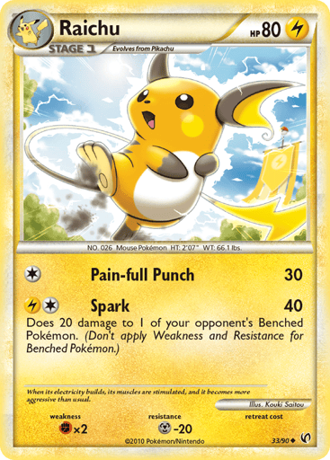 Raichu - HS—Undaunted 33