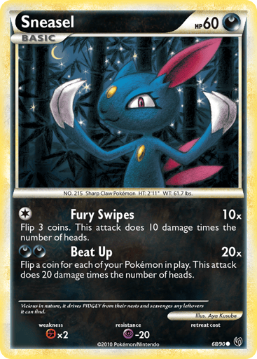 Sneasel - HS—Undaunted 68