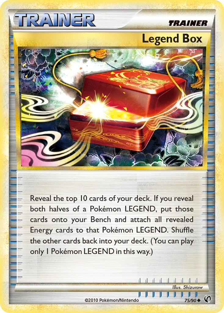 Legend Box – HS—Undaunted 75/90 Pokémon card