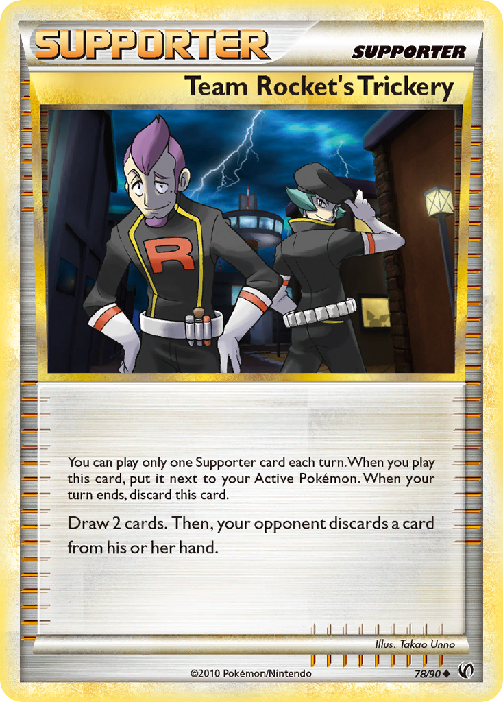 Team Rocket's Trickery – HS—Undaunted 78/90 Pokémon card