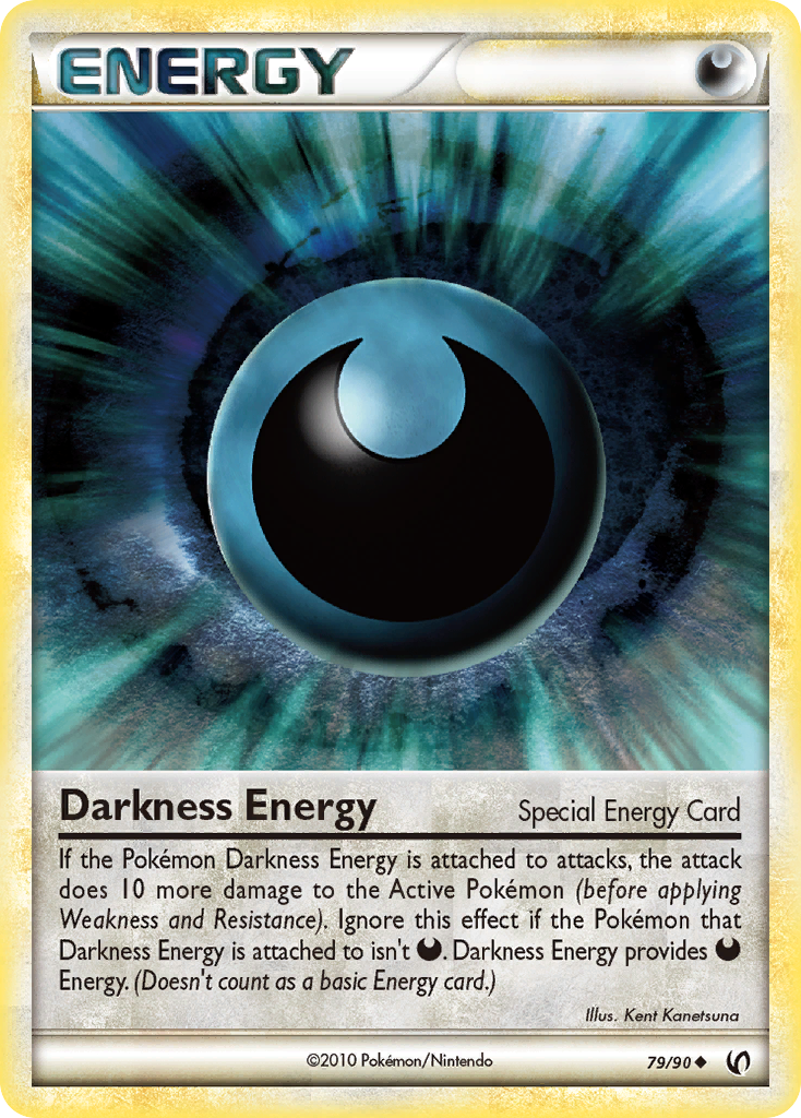 Darkness Energy – HS—Undaunted 79/90 Pokémon card