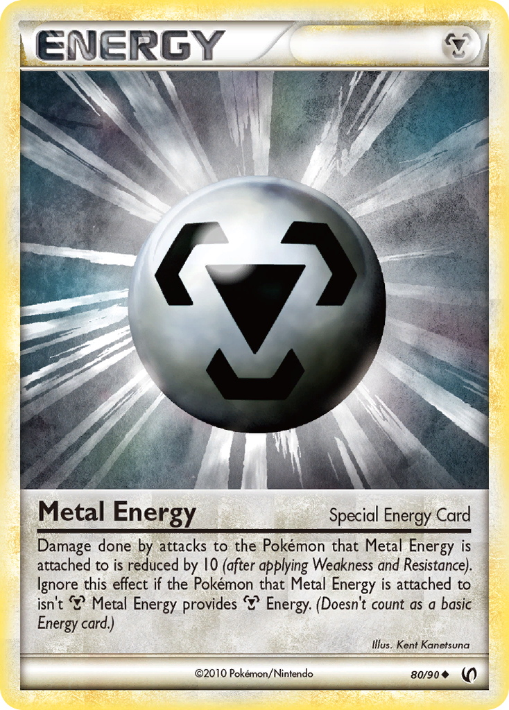 Metal Energy – HS—Undaunted 80/90 Pokémon card