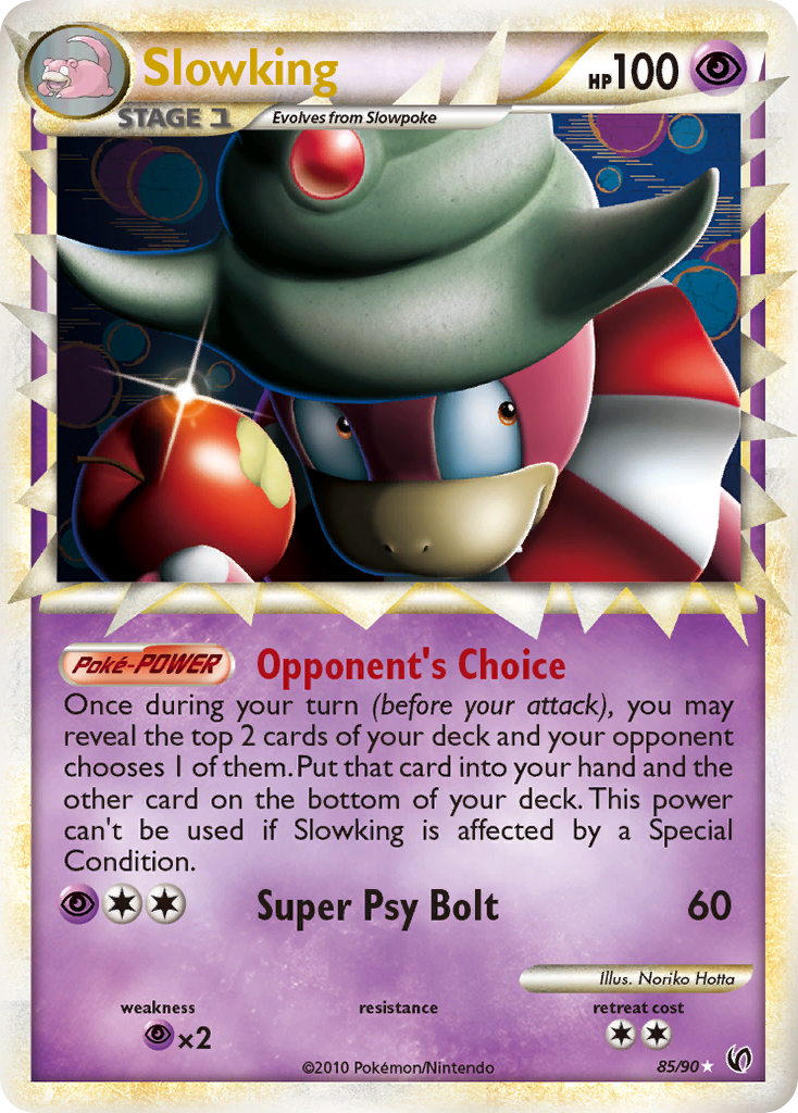 Slowking – HS—Undaunted 85/90 Pokémon card
