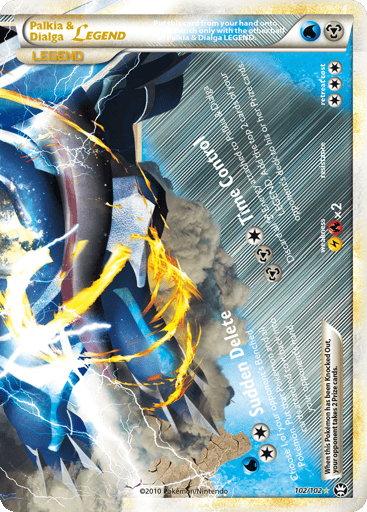 Palkia & Dialga LEGEND - HS—Triumphant 102