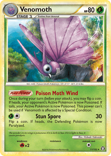 Venomoth - HS—Triumphant 11
