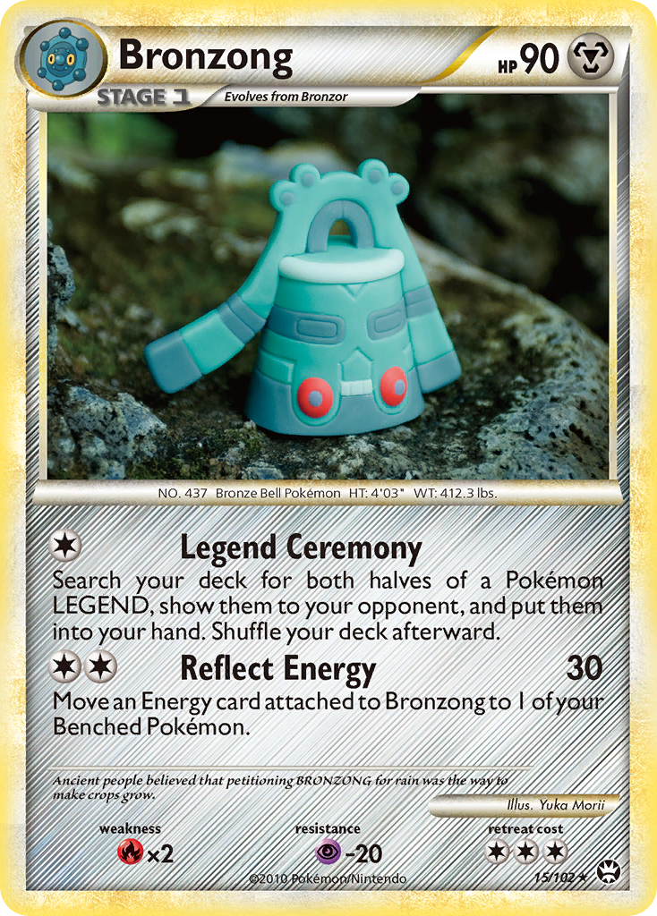 Bronzong – HS—Triumphant 15/102 Pokémon card