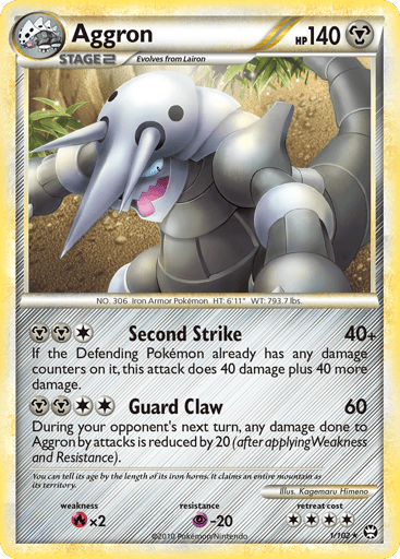 Aggron - HS—Triumphant 1