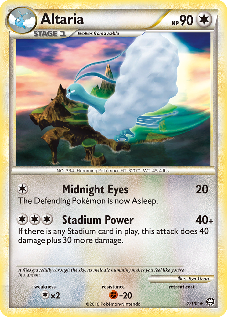 Altaria – HS—Triumphant 2/102 Pokémon card