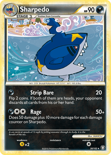 Sharpedo - HS—Triumphant 30