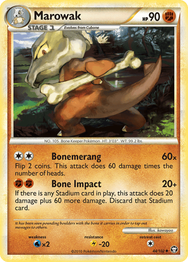 Marowak - HS—Triumphant 44