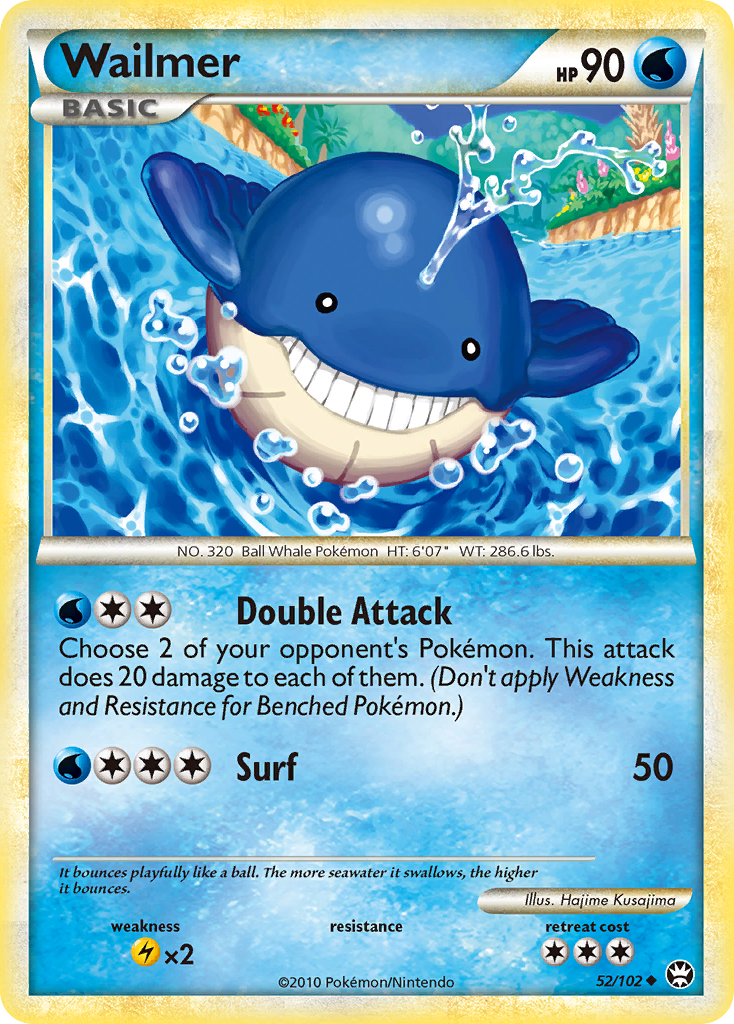 Wailmer – HS—Triumphant 52/102 Pokémon card