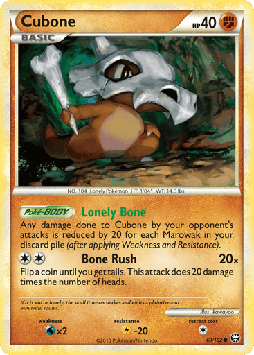 Cubone - HS—Triumphant 60