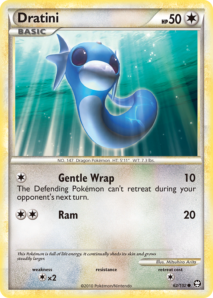 Dratini – HS—Triumphant 62/102 Pokémon card