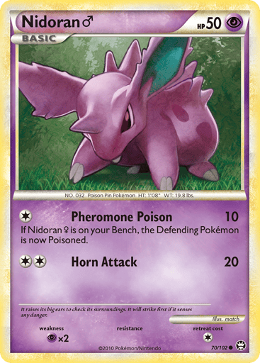 Nidoran ♂ - HS—Triumphant 70