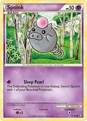 Spoink - HS—Triumphant 77