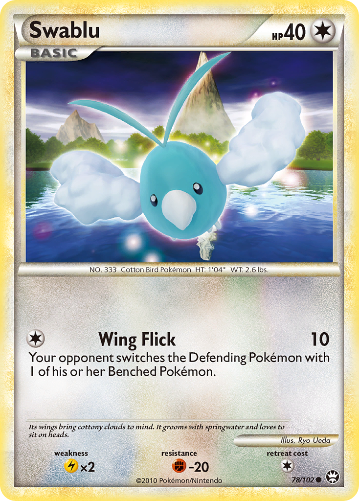Swablu – HS—Triumphant 78/102 Pokémon card
