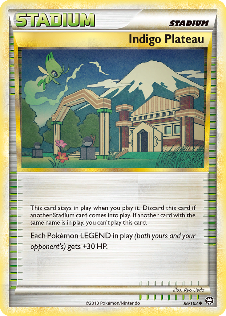 Indigo Plateau – HS—Triumphant 86/102 Pokémon card