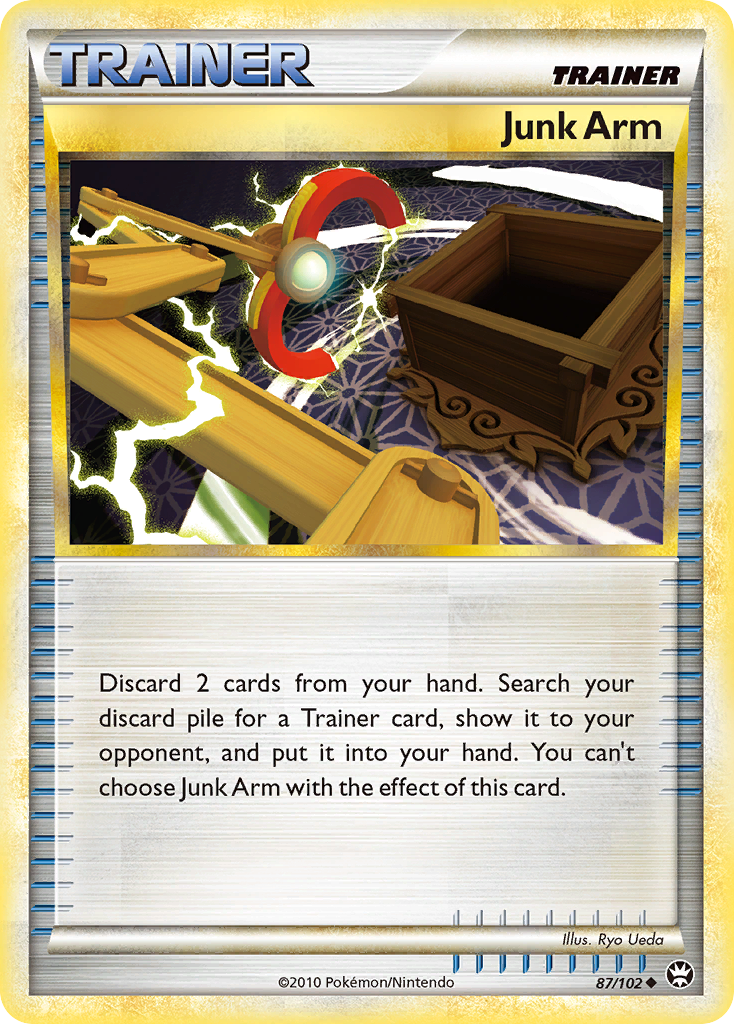 Junk Arm – HS—Triumphant 87/102 Pokémon card