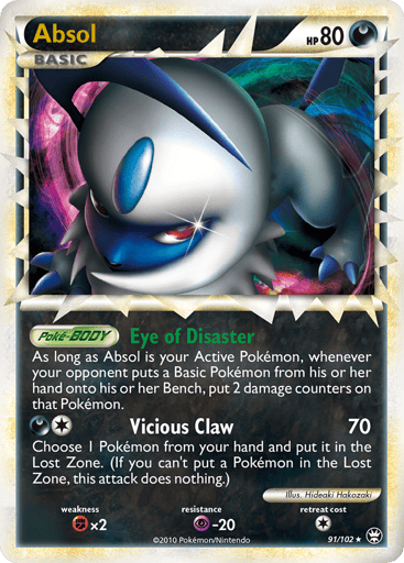 Absol - HS—Triumphant 91