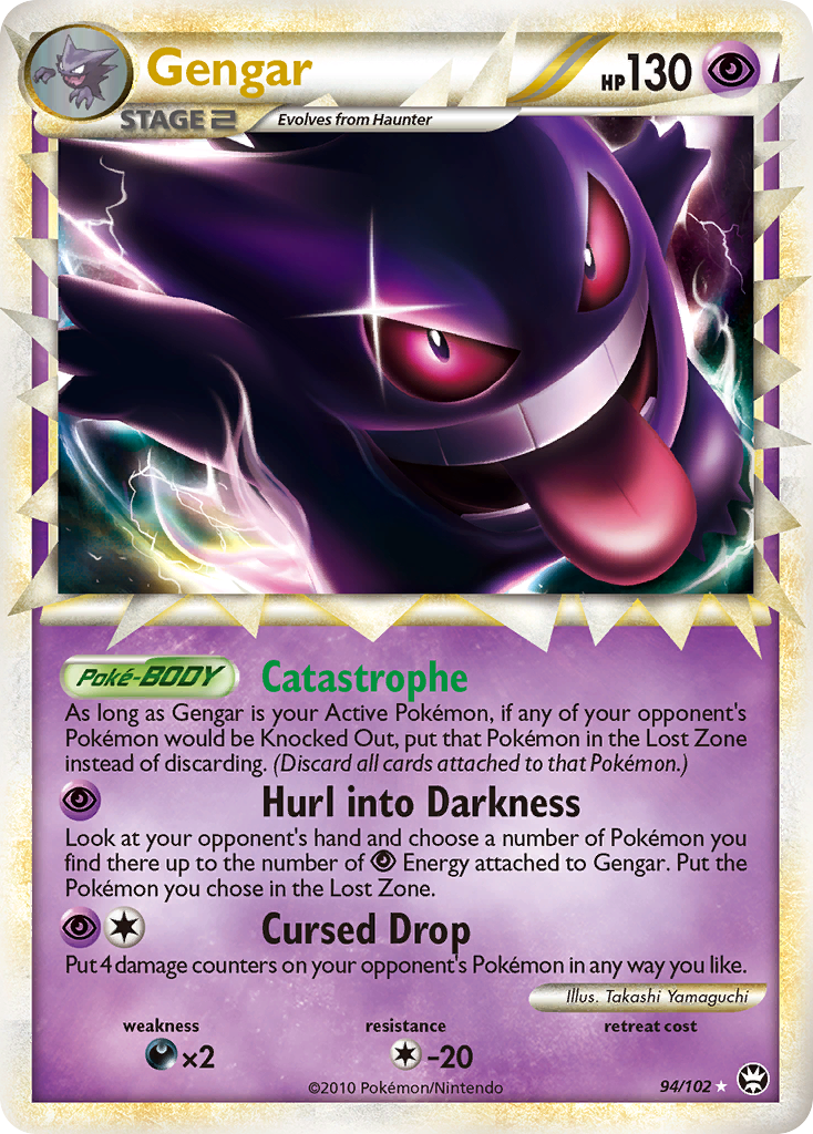 Gengar – HS—Triumphant 94/102 Pokémon card