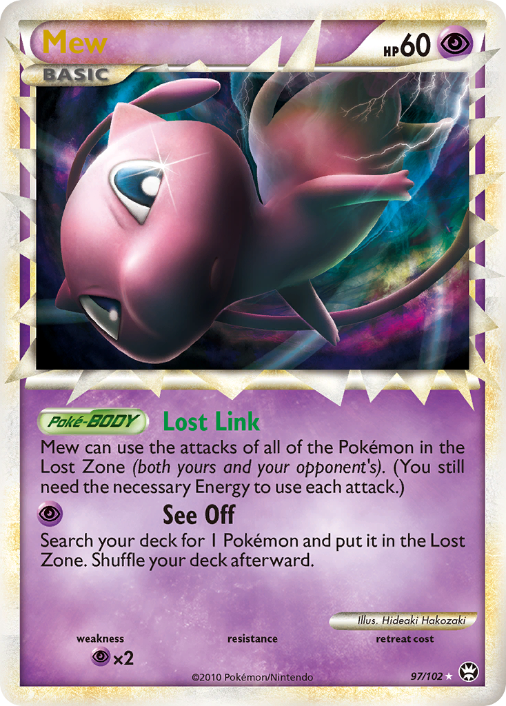 Mew – HS—Triumphant 97/102 Pokémon card