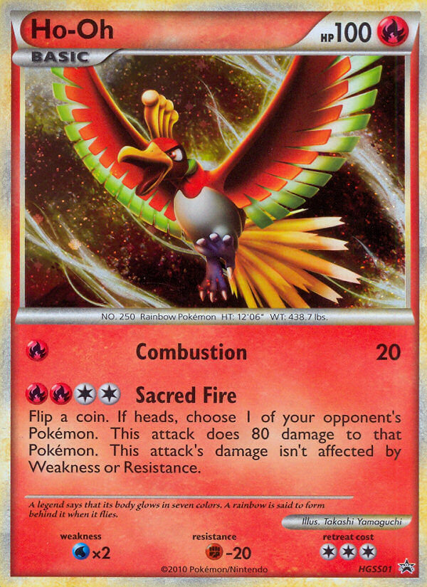 Ho-Oh – HGSS Black Star Promos HGSS01 Pokémon card