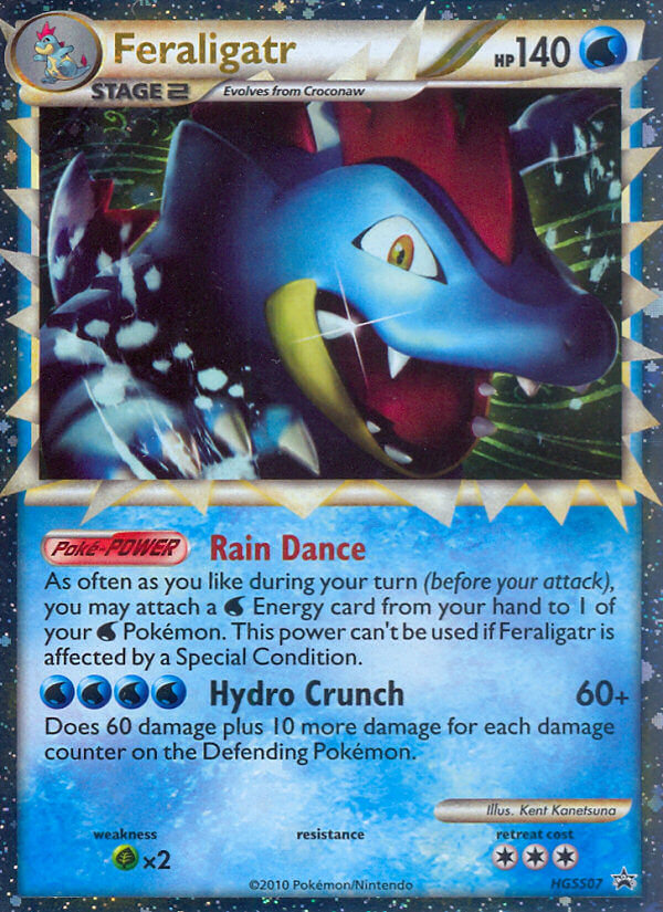Feraligatr – HGSS Black Star Promos HGSS07 Pokémon card