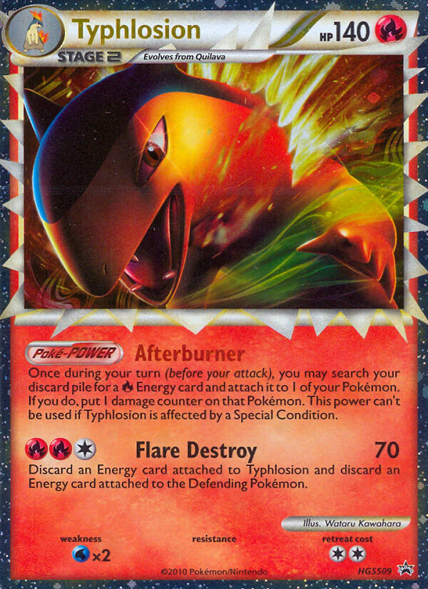 Typhlosion – HGSS Black Star Promos HGSS09 Pokémon card