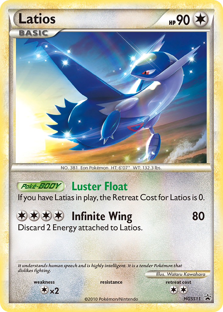 Latios – HGSS Black Star Promos HGSS11 Pokémon card