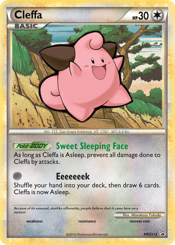 Cleffa – HGSS Black Star Promos HGSS12 Pokémon card